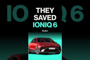 It looks so much better! #ioniq6 #hyundai #carnews #electriccars  #newioniq6