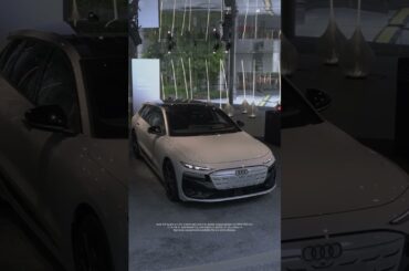 Audi S6 Avant e-tron: Progressive design & electrifying tech at Milan Design Week.​