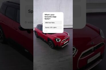 The MINI Aceman SUV serving those looks.