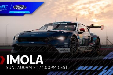 Ford Mustang GT3 Onboard Cam | 2025 FIA WEC 6 Hours of Imola | Ford Performance