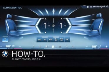 How To Adjust Climate Controls For OS 8.5 | BMW How-To