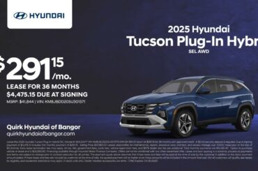 Hyundai Tucson Plug-In Hybrid 04/12/2025 5281983