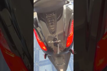 Chetak black electric scoter Bajaj #shorts #youtubeshorts #electric