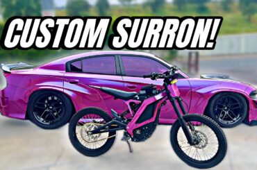 I CUSTOM VINYL WRAPPED MY SURRON!! #surron #vinyl  #eridepro #ebike #eridepross #talaria #custom