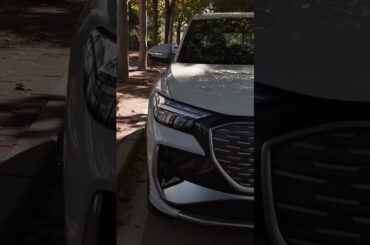Audi Q4 etron electric car #audi #audiq4etron