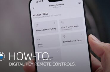 How-To: Digital Key Remote Controls in the My BMW App.
