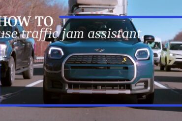 How To Use The Traffic Jam Assistant | MINI How-To