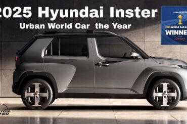 2025 Hyundai Inster Wins World Electric Car of the Year | NY Auto Show Exclusive!