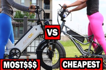 CHEAPEST VS MOST EXPENSIVE EBike Battle - Aniioki AQ177 Pro Max VS Fucare Scorpio Electric Bike