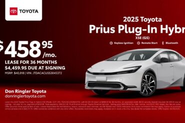Toyota Prius Plug-In Hybrid 04/19/2025 5329412