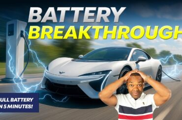 Full Charge In 5 Minutes: The EV Breakthrough Is HERE