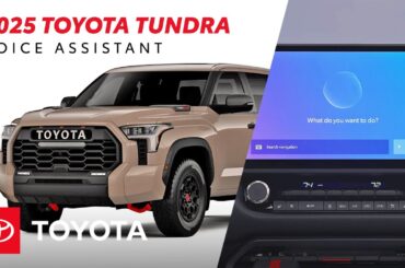 2025 Toyota Tundra: How to Use Voice Assistant Feature | Toyota Drive-Off Essentials