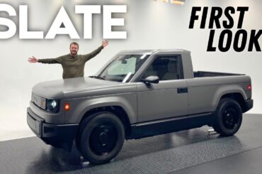 Slate EV! My First Look At This Cheap, Highly Customizable, Small Pickup Truck