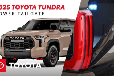 2025 Toyota Tundra: Power Tailgate Features & How to Use Them | Toyota Drive-Off Essentials