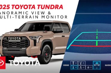 2025 Toyota Tundra: Explore Visibility with Panoramic & Multi-Terrain Monitor | Drive-Off Essentials