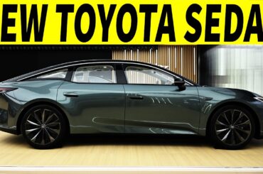 This is Toyota's NEW "Camry" and it's fully electric...