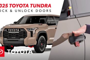 How to Use Your 2025 Toyota Tundra's Smart Key | Toyota Drive-Off Essentials