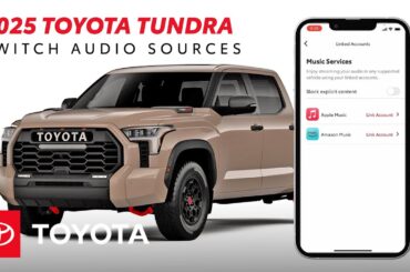 How to Change Audio Sources in Your 2025 Toyota Tundra | Toyota Tundra Drive-Off Essentials