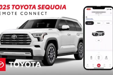 2025 Toyota Sequoia: How to Use Remote Connect With the Toyota App | Toyota Drive-Off Essentials