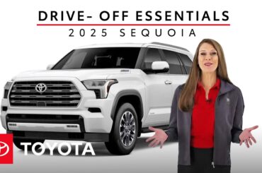 How to Set Up Your 2025 Toyota Sequoia | Toyota Drive-Off Essentials