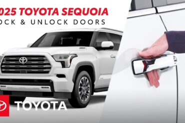 How to Use Your 2025 Toyota Sequoia's Smart Key | Toyota Drive-Off Essentials