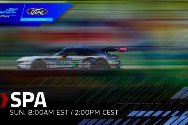 Ford Mustang GT3 Onboard Cam | 2025 FIA WEC 6 Hours of Spa | Ford Performance