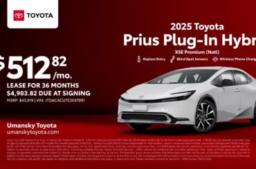 Toyota Prius Plug-In Hybrid 05/04/2025 5413185