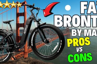 Fat Bronte City Electric Bike-From Maui Ebikes; Pro's VS Cons