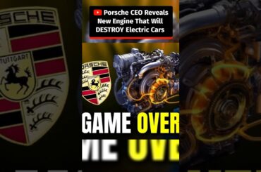 Porsche CEO Reveals New Engine That Will DESTROY Electric Cars  #carnews