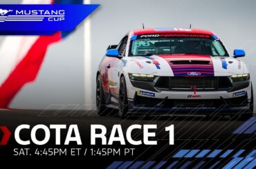 🔴 Mustang Cup Race 1 at Circuit of the Americas | Ford Performance