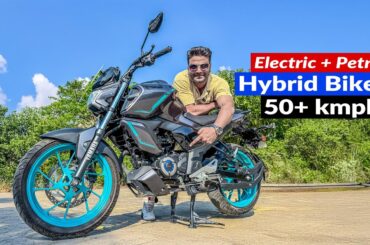 Petrol + Electric 150cc Bike is a Real Hybrid? | Yamaha FZ-S FI Hybrid All Details | King Indian