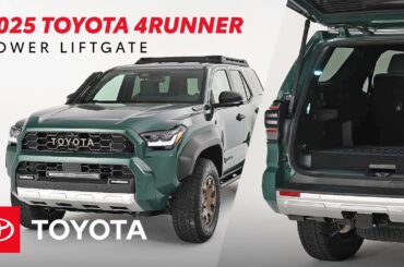 2025 Toyota 4Runner: Operating the Power Liftgate | Toyota Drive-Off Essentials