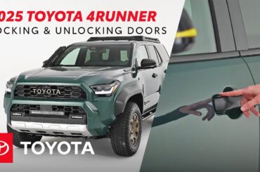 How to Use Your 2025 Toyota 4Runner's Smart Key | Toyota Drive-Off Essentials
