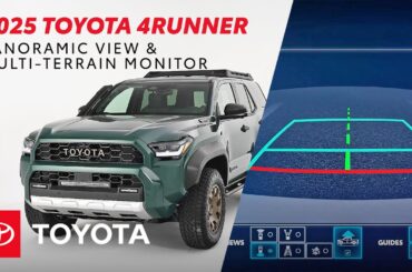 How to Use Panoramic View Monitor in 2025 Toyota 4Runner | Toyota Drive-Off Essentials