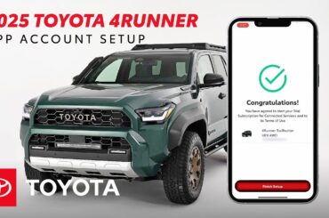 How to Connect Your 2025 Toyota 4Runner with the Toyota App | Toyota Drive-Off Essentials