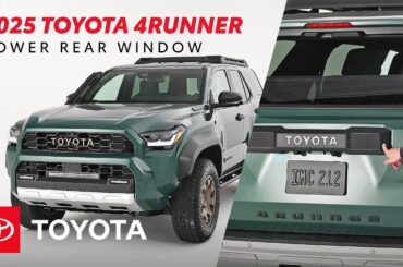 2025 Toyota 4Runner: How to Operate the Power Rear Window | Toyota Drive-Off Essentials