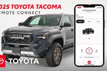 2025 Toyota Tacoma: How to Use Remote Connect With the Toyota App | Toyota Drive-Off Essentials