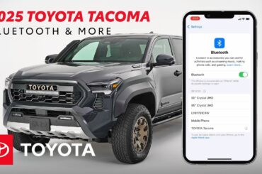 How to Connect Bluetooth to Your 2025 Toyota Tacoma | Toyota Drive-Off Essentials