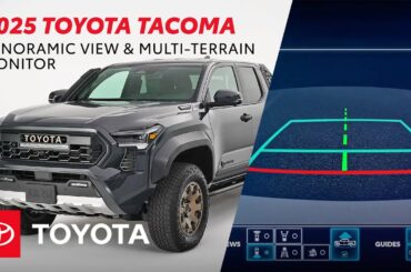 How to Use Panoramic View Monitor in 2025 Toyota Tacoma Grades | Toyota Drive-Off Essentials