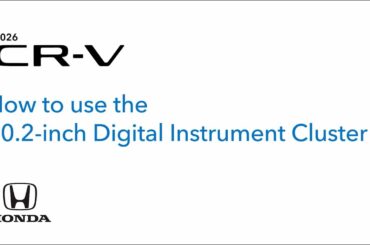 2026 CR-V | Using the 10.2-inch Digital Instrument Cluster