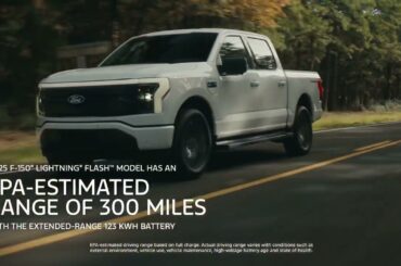The 2025 Ford F-150® Lightning® Flash™ Model | Go the Distance
