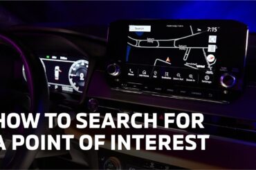 2025 Mitsubishi Outlander - How to Search for a Point of Interest | Mitsubishi Motors