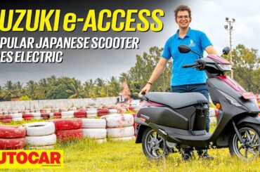 Suzuki e-Access review - Practical, well-engineered Japanese EV | First Ride | Autocar India