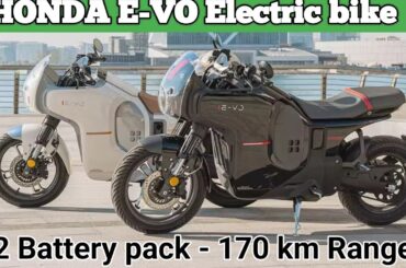 Honda’s First EV Bike, E VO Launched: 170 km Range, Features, And Price Revealed
