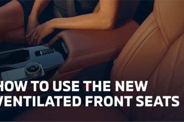 2025 Mitsubishi Outlander New Features - Ventilated Front Seats | Mitsubishi Motors