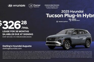 Hyundai Tucson Plug-In Hybrid 05/31/2025 5588830