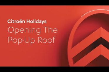 Opening the Pop-Up Roof - Citroën Holidays Camper Walkaround