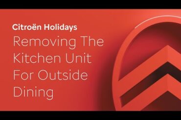 Removing the Kitchen Unit for Outside Dining - Citroën Holidays Camper Walkaround