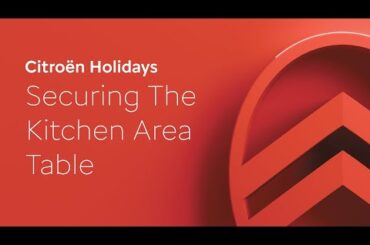Securing the Kitchen Area Table - Citroën Holidays Camper Walkaround