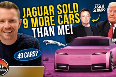 Only 49 Jaguars Sold?! Tesla Drops, EV Prices Crash & More